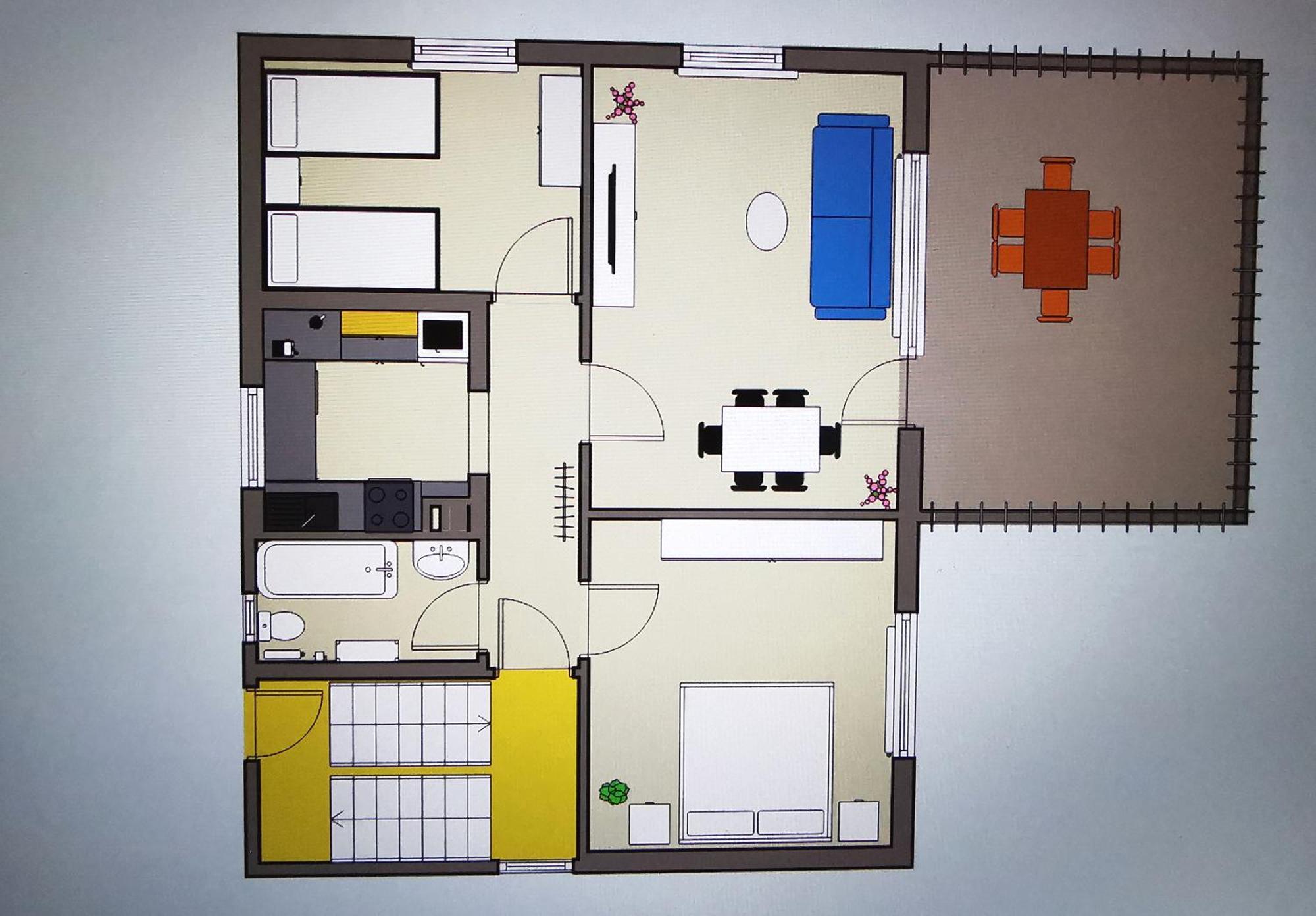 3 Zimmer-Apartment Mit Terrasse Gernsbach Extérieur photo